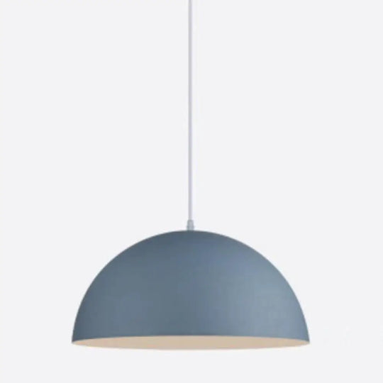 Dome Pendant Ceiling Light – Modern Metal Design With 1 Ideal For Restaurant Grey / 12’