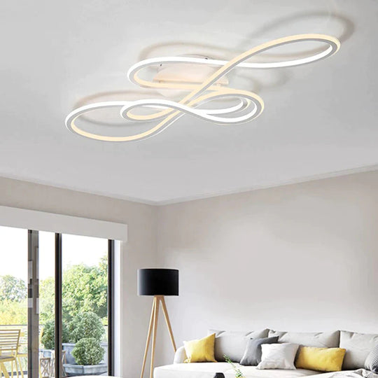 Double Glow Modern Led Ceiling Lights For Living Room Bedroom Lamparas De Techo Dimming Ceiling Lights Lamp Fixtures