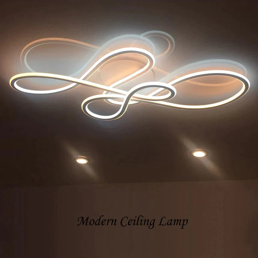 Double Glow Modern Led Ceiling Lights For Living Room Bedroom Lamparas De Techo Dimming Ceiling Lights Lamp Fixtures