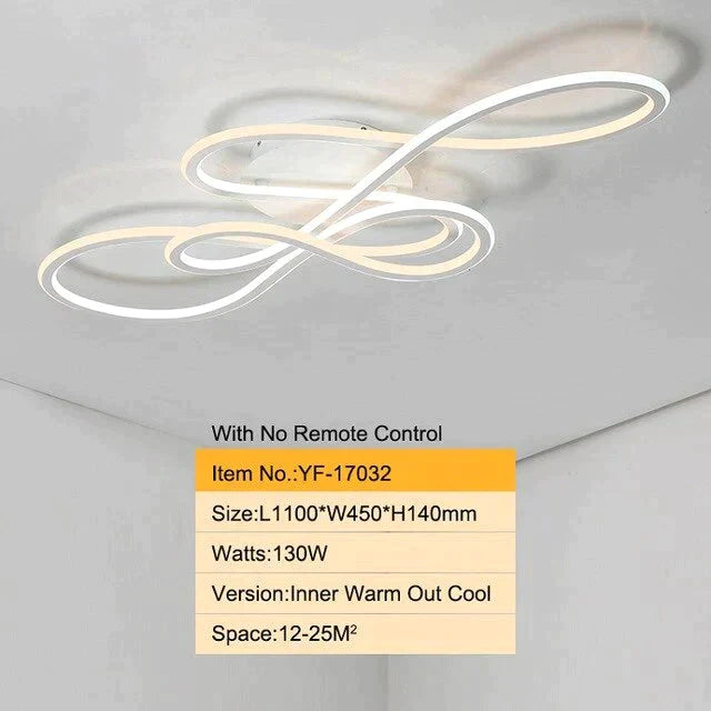 Double Glow Modern Led Ceiling Lights For Living Room Bedroom Lamparas De Techo Dimming Lamp