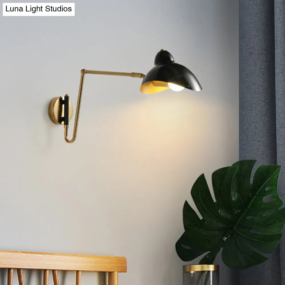 Duckbill Reading Light Metal Sconce - Adjustable Joint Perfect For Single Bedroom