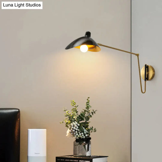 Duckbill Reading Light Metal Sconce - Adjustable Joint Perfect For Single Bedroom