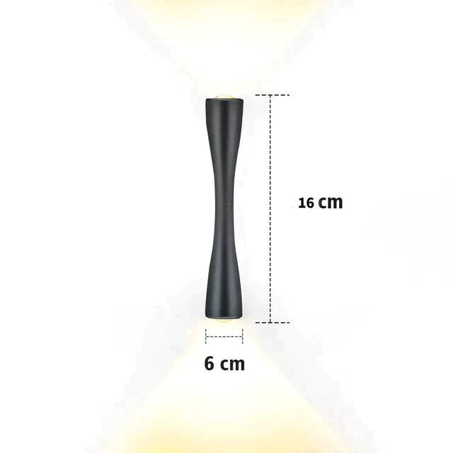 Elaine | Outdoor Waterproof Lamp Black 16Cm / 6.2 Warm White Lighting