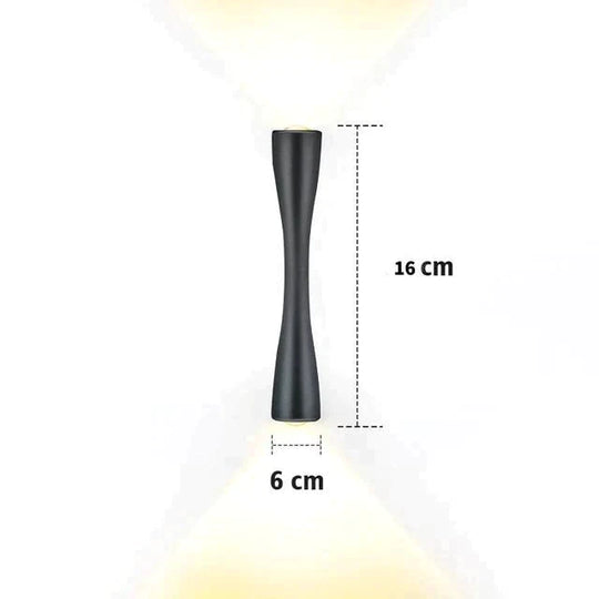 Elaine | Outdoor Waterproof Lamp Black 16Cm / 6.2 Warm White Lighting
