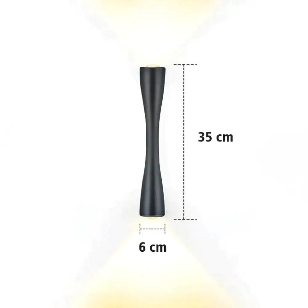 Elaine | Outdoor Waterproof Lamp Black 35cm / 13.7’’ / Warm White Outdoor Lighting