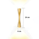 Elaine | Outdoor Waterproof Lamp Gold 24cm / 9.4’’ / Warm White Outdoor Lighting