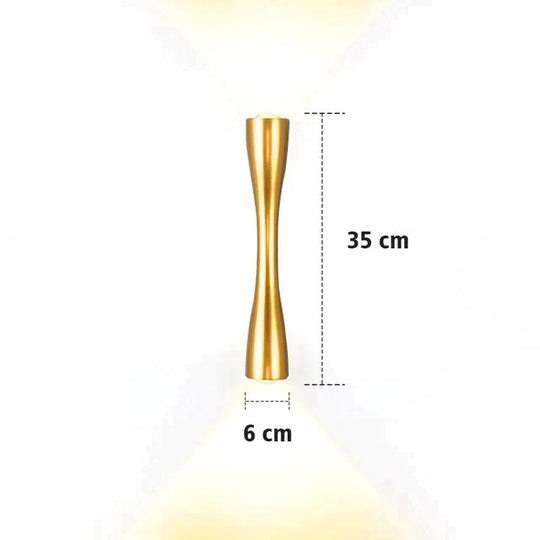 Elaine | Outdoor Waterproof Lamp Gold 35Cm / 13.7 Warm White Lighting