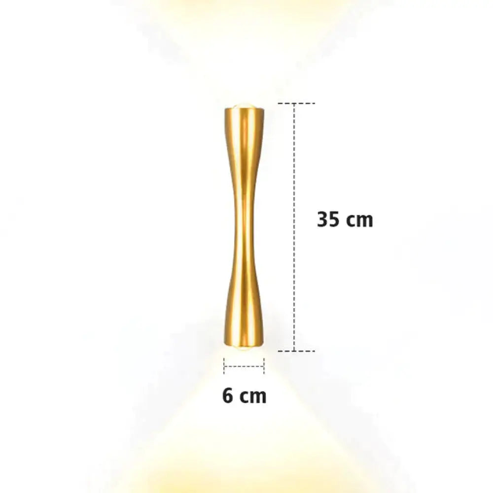 Elaine | Outdoor Waterproof Lamp Gold 35cm / 13.7’’ / Warm White Outdoor Lighting