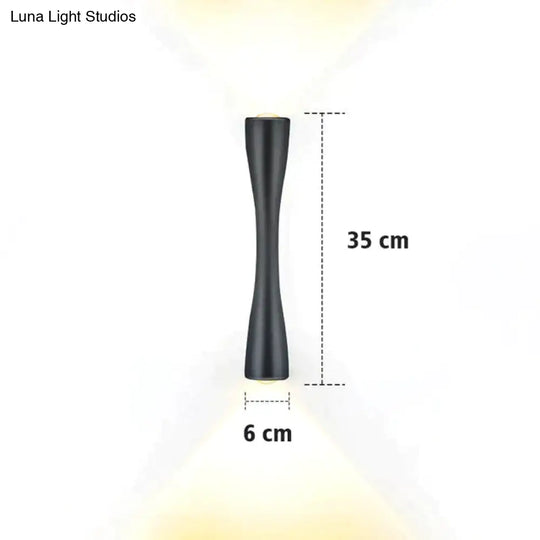 Elaine | Outdoor Waterproof Lamp Black 35Cm / 13.7 Warm White Lighting