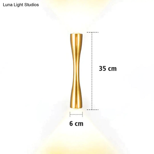 Elaine | Outdoor Waterproof Lamp Gold 35Cm / 13.7 Warm White Lighting