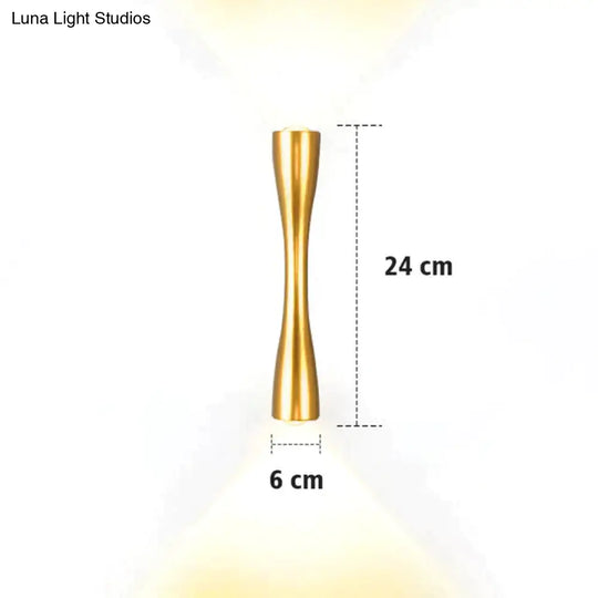 Elaine | Outdoor Waterproof Lamp Gold 24Cm / 9.4 Warm White Lighting