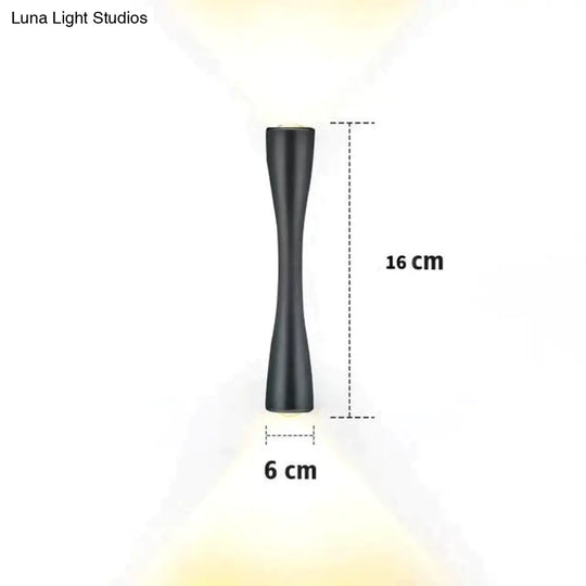 Elaine | Outdoor Waterproof Lamp Black 16Cm / 6.2 Warm White Lighting