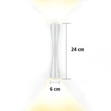 Elaine | Outdoor Waterproof Lamp White 24cm / 9.4’’ / Warm White Outdoor Lighting