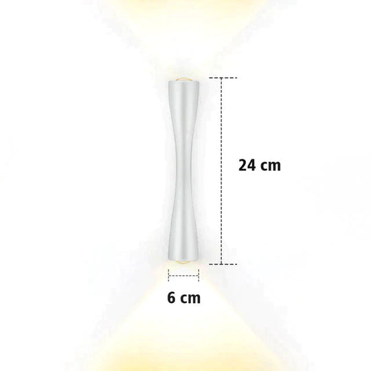 Elaine | Outdoor Waterproof Lamp White 24Cm / 9.4 Warm Lighting
