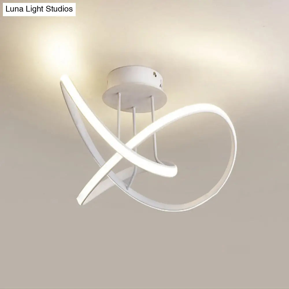 Elegant Minimalist Led Acrylic Ceiling Light For Bedroom