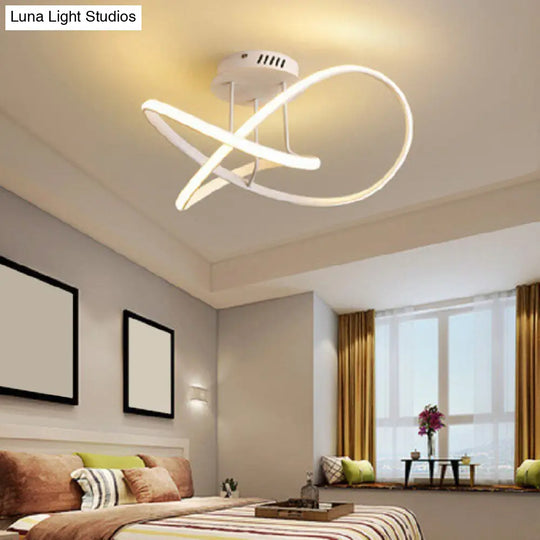 Elegant Minimalist Led Acrylic Ceiling Light For Bedroom