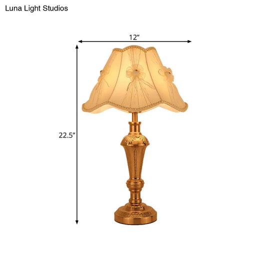 Elena - Floral/Conical Table Lamp