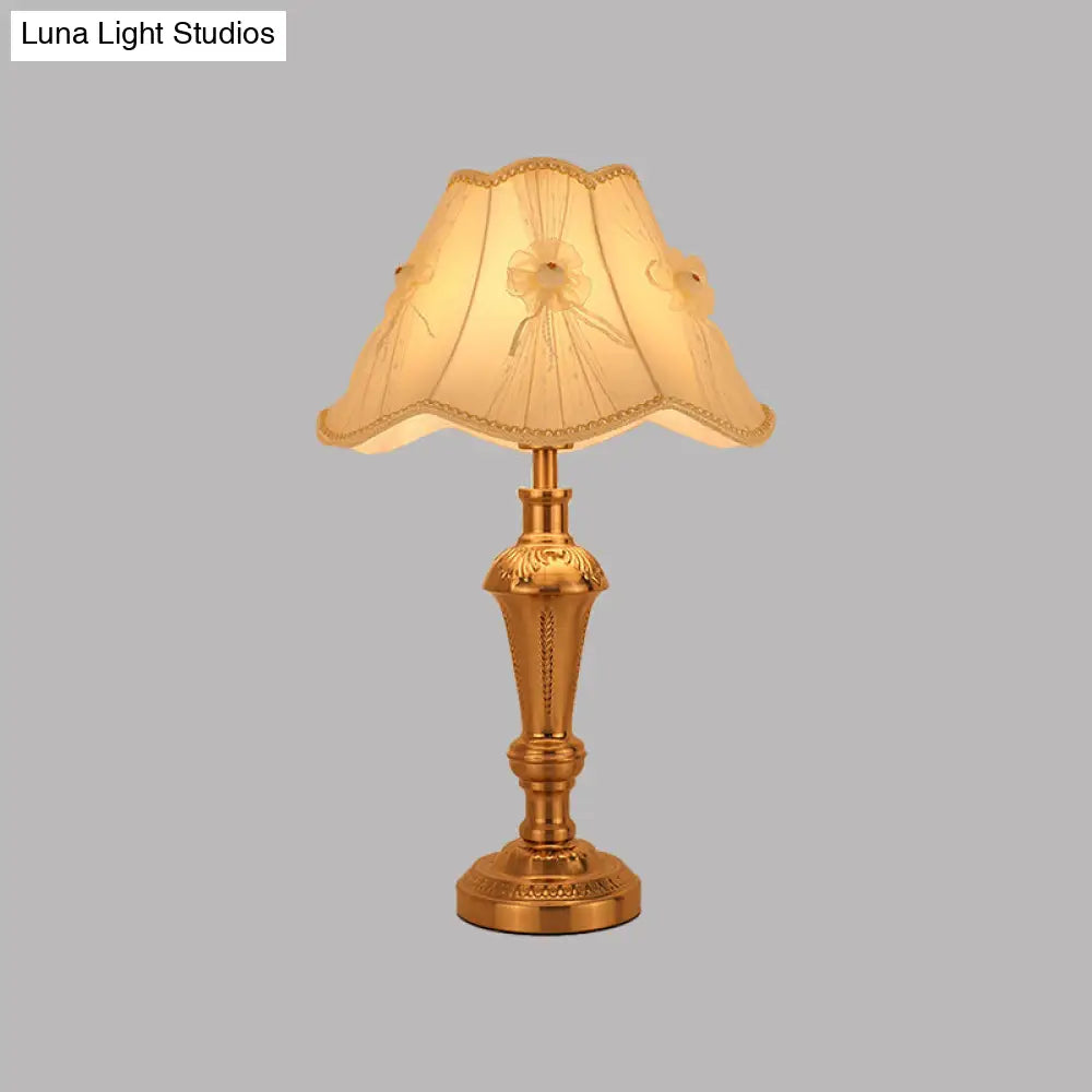 Elena - Floral/Conical Table Lamp