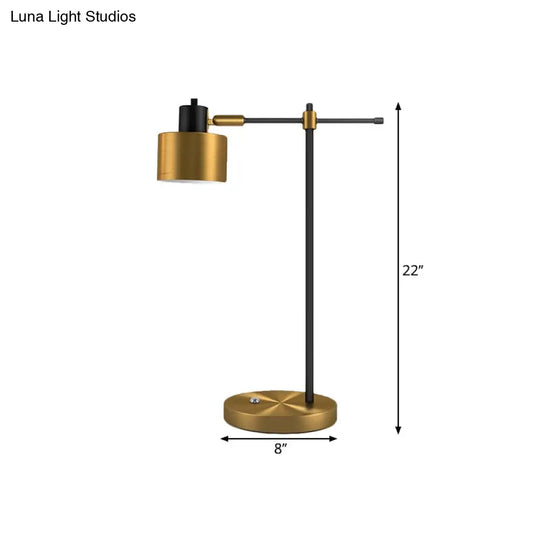 Elisa - Contemporary Metal 1-Light Brass Table Lamp