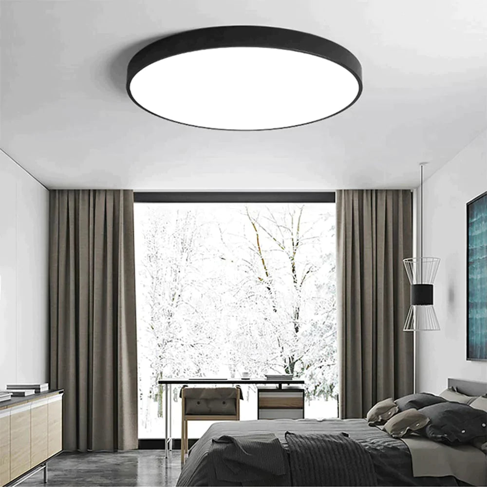 Elise - Led Simple Ceiling Lights 5Cm Bedroom Study Room Remote Lamp Modern Plafonnier Led Lighting