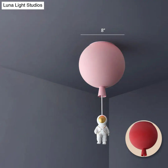 Emerson - Balloon & Astronaut Ceiling Lamp Kids Acrylic Pendant Light