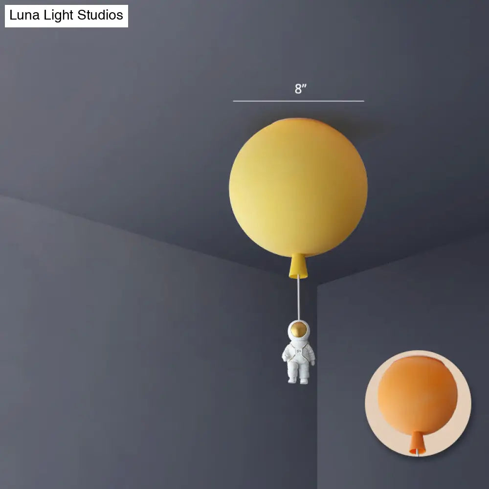 Emerson - Balloon & Astronaut Ceiling Lamp Kids Acrylic Pendant Light