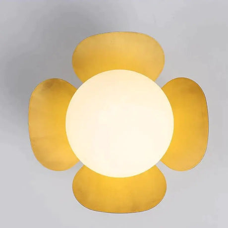 Emerson - Nordic Flower Corridor Aisle Lamp All Copper Cloakroom Ceiling Lamp 7W / Warm light