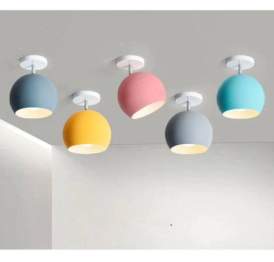 Emilia Novelty Indoor Lightings Colorful LED Pendant Lights Marca Lampshade The Corridor Porch Bedroom Dining Living Light Fixture