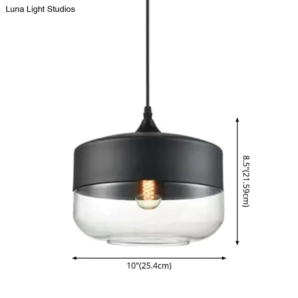 Emma - Retro Industrial Style Glass Pendant Ceiling Lights For Restaurant