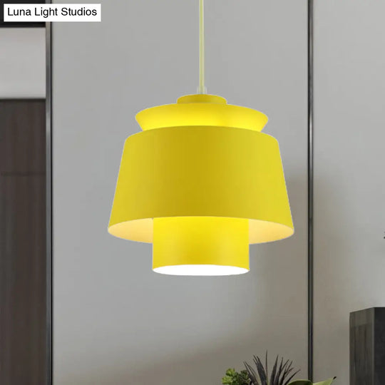 Enif - Modernist Style Tapered Hanging Light Fixture Metallic Pendant Lamp