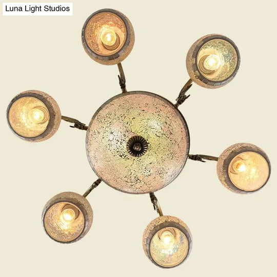 European Style Bronze Double Chandelier 3/5/6/8 Light For Living Room Ceiling