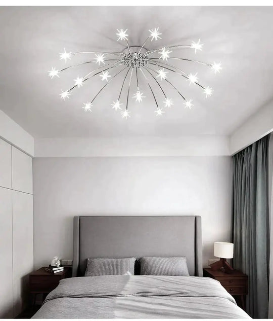 Fashion Ceiling Lights Led Lamp Iron Galss Indoor Lighting All Stars G4 Bedroom Living Room Hotel