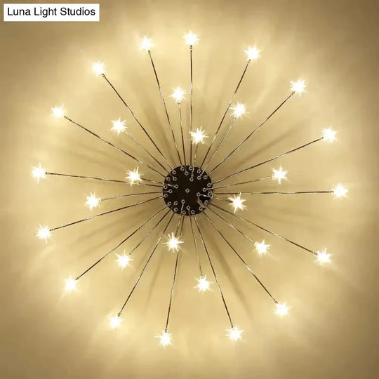 Fashion Ceiling Lights Led Lamp Iron Galss Indoor Lighting All Stars G4 Bedroom Living Room Hotel