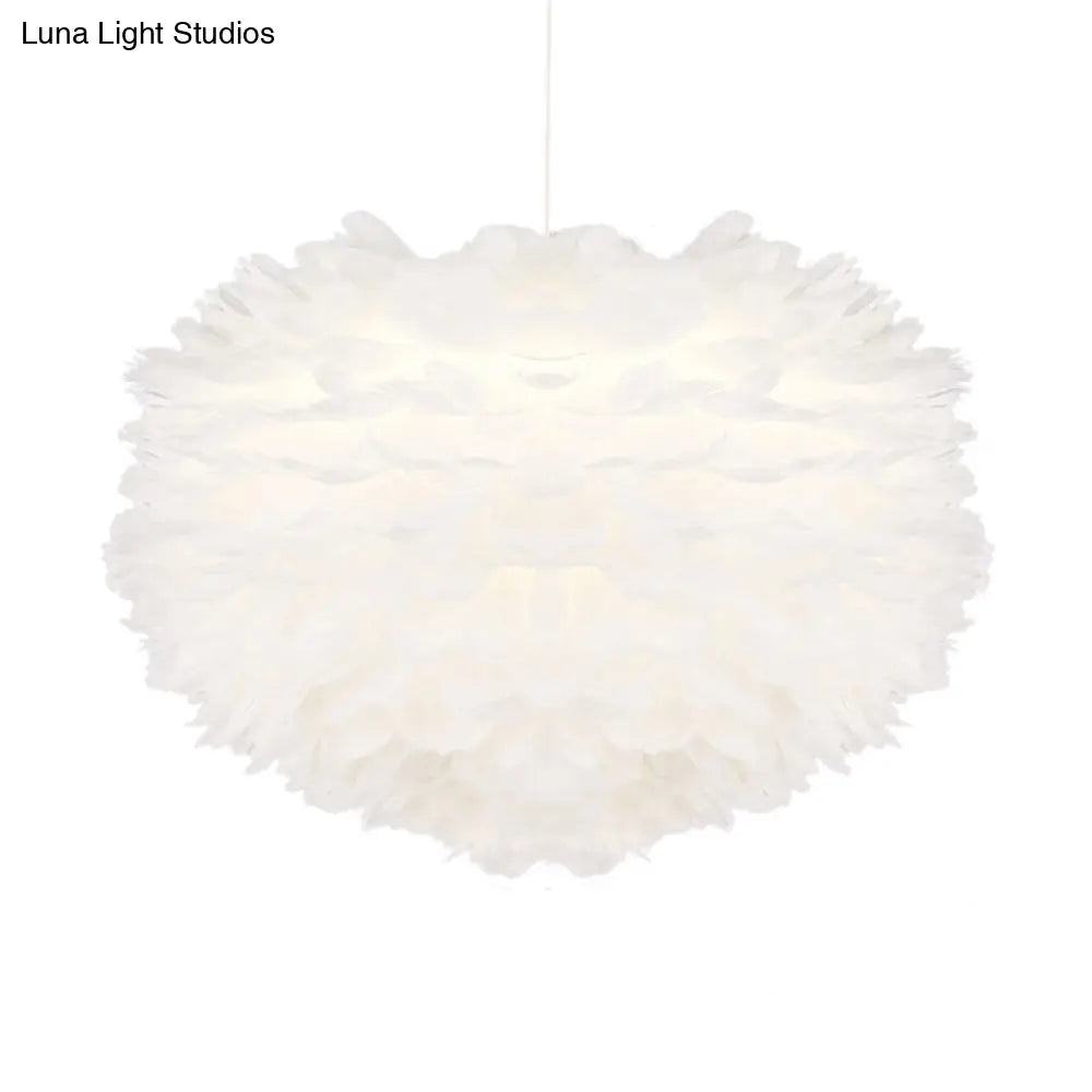 Feather Pendant Light: Modern Style Ceiling Fixture