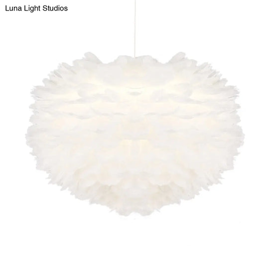 Feather Pendant Light: Modern Style Ceiling Fixture