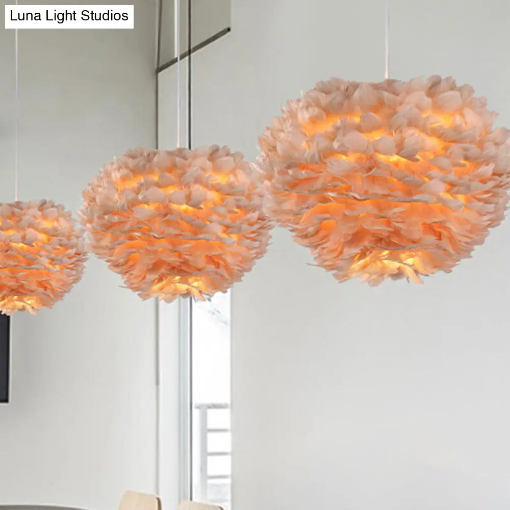 Feather Pendant Light: Modern Style Ceiling Fixture