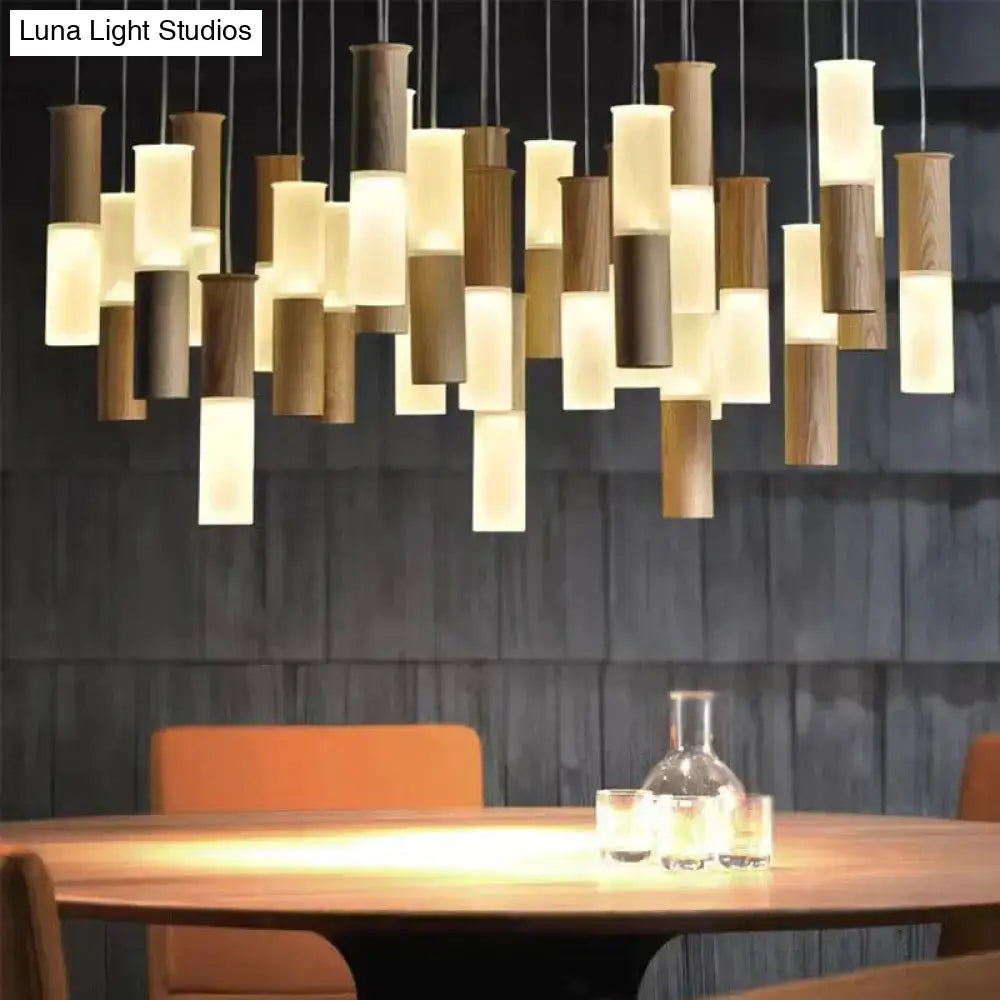 Fiela - Modern Wood Chandelier