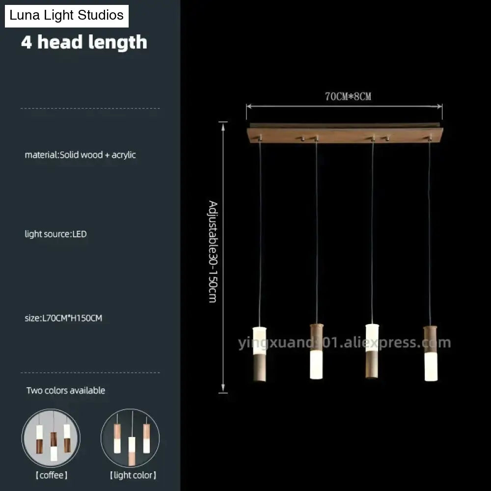 Fiela - Modern Wood Chandelier