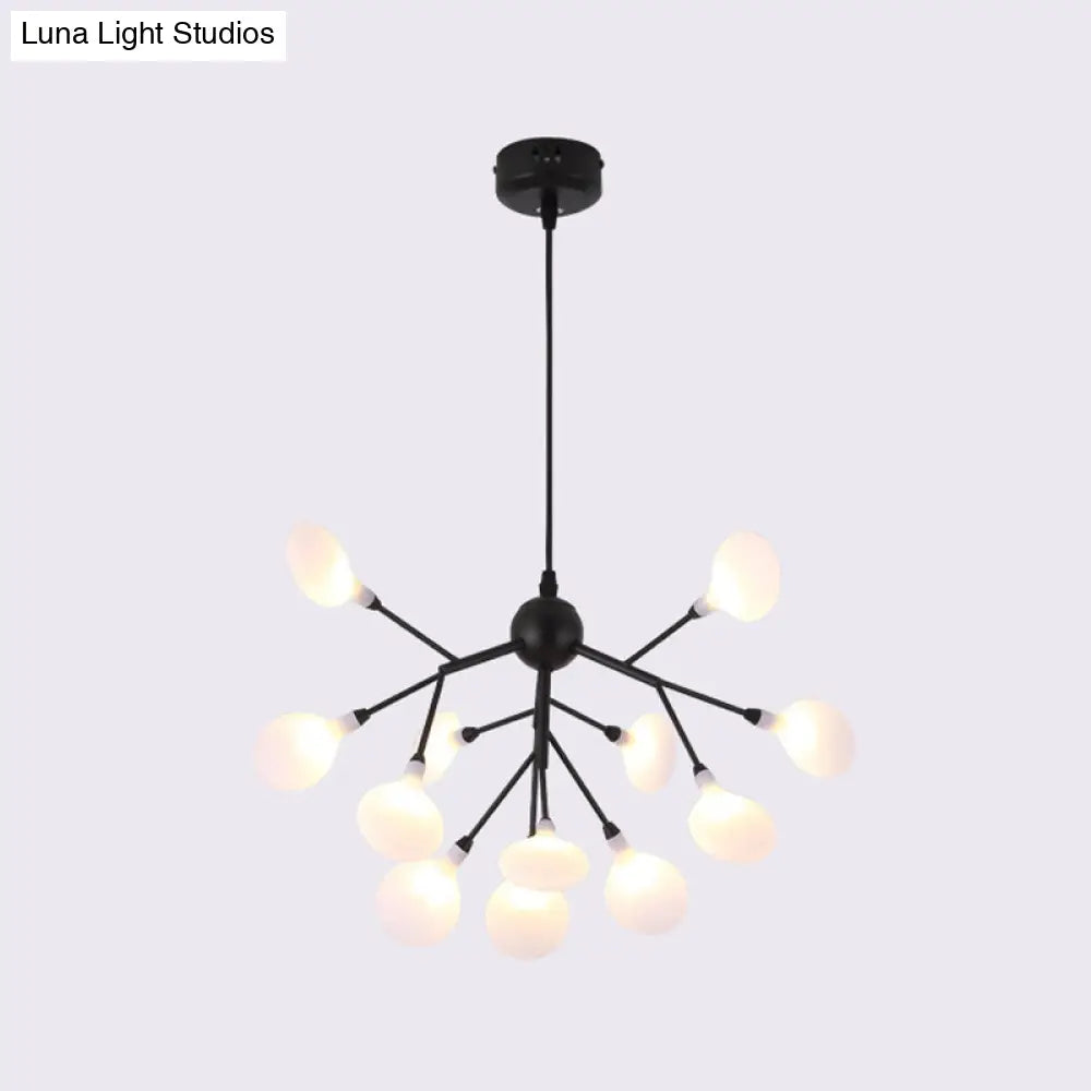 Firefly Chandelier: Minimalist Led Acrylic Suspension Light For Clothing Shops