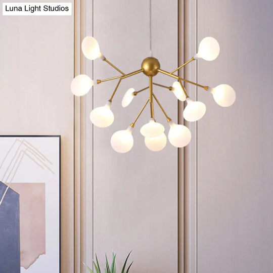 Firefly Chandelier: Minimalist Led Acrylic Suspension Light For Clothing Shops