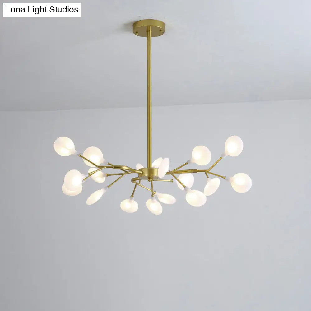 Modern Nordic Style Acrylic Firefly Led Suspension Light For Living Room 18 / Gold