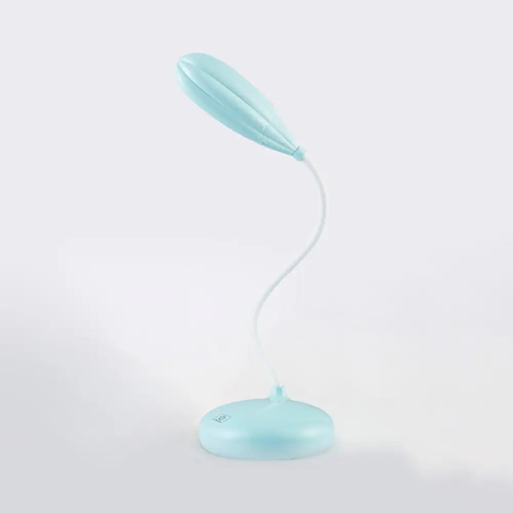 Flexible Usb Rechargeable Led Desk Lamp With Touch Control Dimming - Blue/Pink/White Ideal For