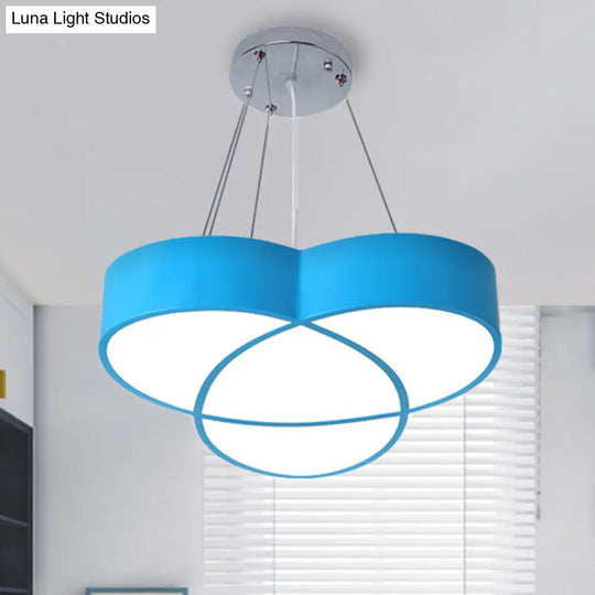 Flower Pendant Light - Creative Metal & Acrylic Lamp For Nursing Room