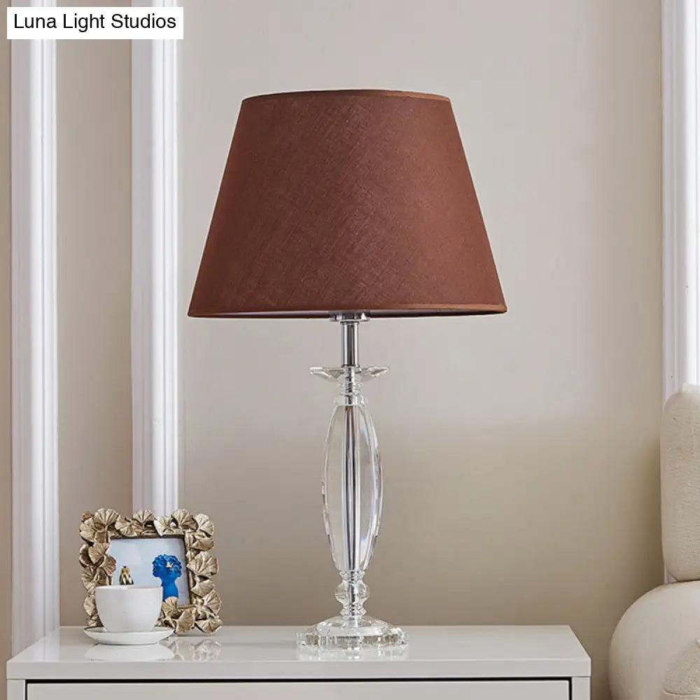 Francesca - White/Flaxen/Coffee Table Lamp