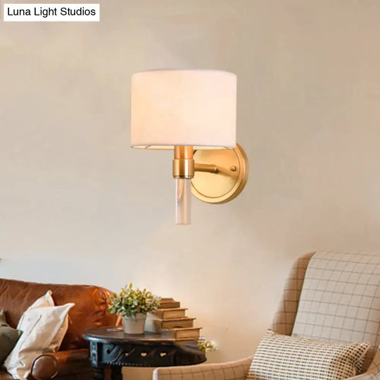 Full Copper Post-Modern Wall Lamp Simple Beautiful Nordic Living Room Study Bedroom Model Lamps