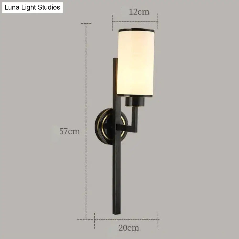 Full Copper Wall Lamp Simple Classic Bedroom Led Head Tv Background Stairwell Black-Rass-Rub-Gold