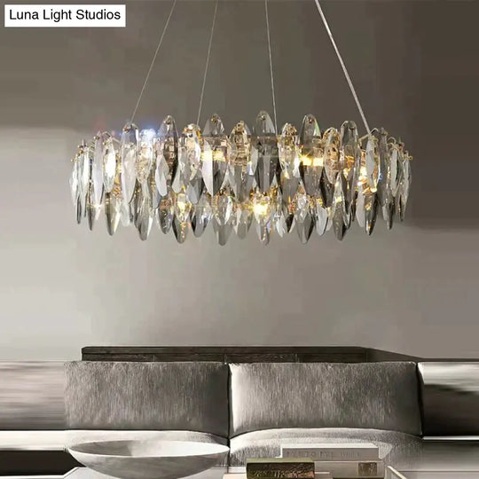 Genesis - Modern Luxury Crystal Chandelier Round/Wave Design