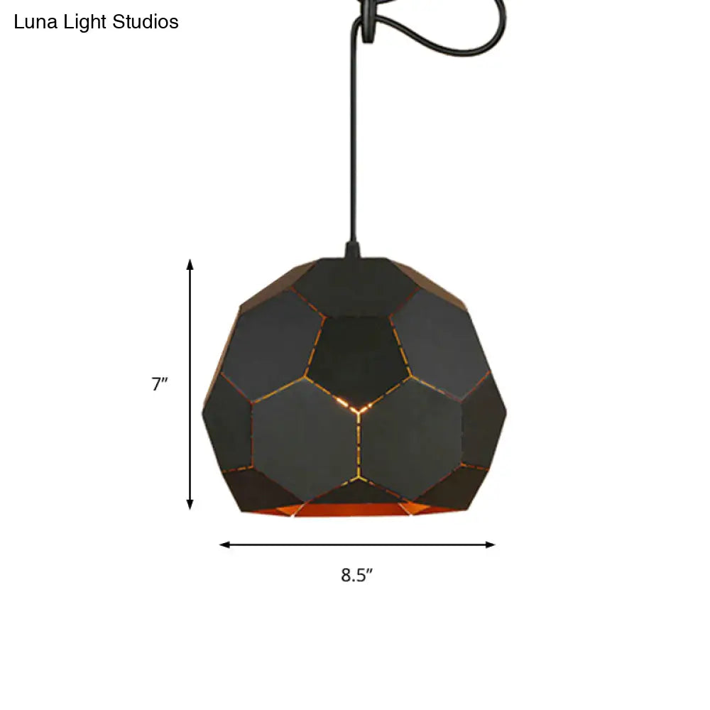 Geometric Nordic Style Metal Pendant Lamp In 5 Colors