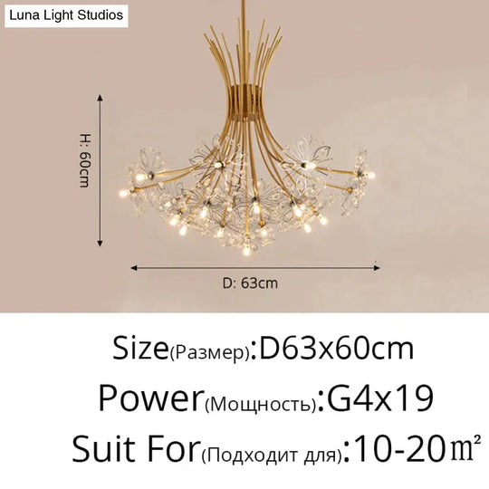 Glory - Led Flowers Chandeliers