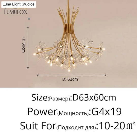 Glory - Led Flowers Chandeliers Pendant Lighting